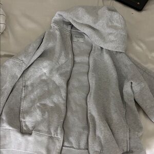 Abercrombie and Fitch boxy Gray Zip-Up Hoodie